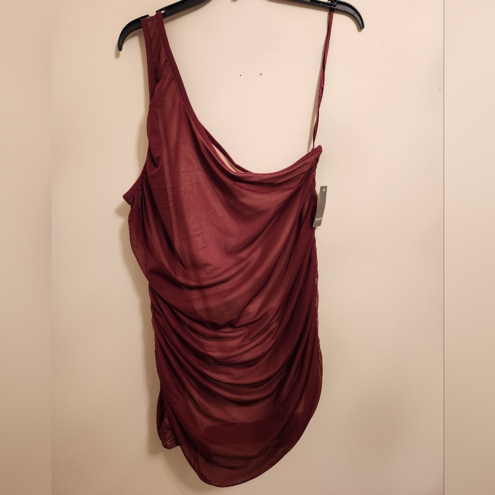 Torrid one shoulder top